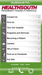 Mobile Screenshot of healthsouthpetersburg.com
